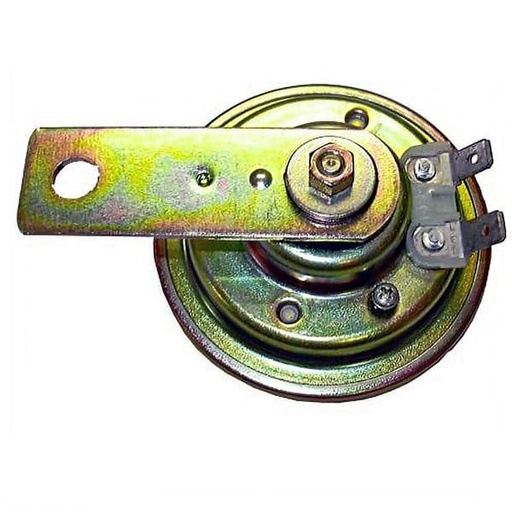 [E09127390.] Claxon Bocina Zincado 6V 3A (105-118 Db) Ø70mm