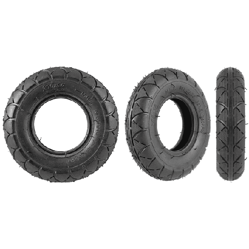 [R980700102.] Neumático Cubierta Patinete Eléctrico - 200 X 50, Negro, Cámara De Aire