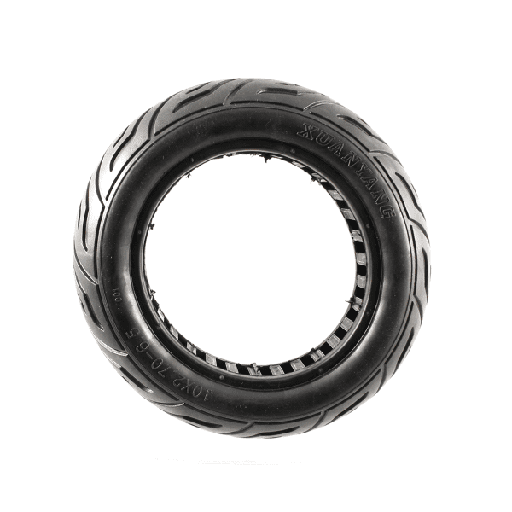 [R981020302.] Cubierta Patinete Eléctrico - 10 X 2,7 70/65-6,5 / Negro, Maciza