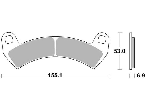 [Brembo 07PO14SD.] Pastillas de freno BREMBO Off-Road sinterizadas - 07PO14SD