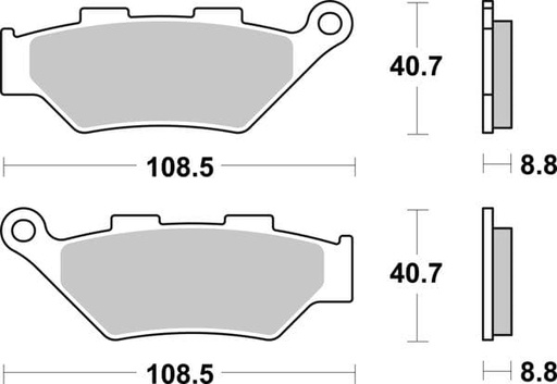 [Brembo 07KS07SA.] Pastillas de freno BREMBO sinterizadas - 07KS07SA