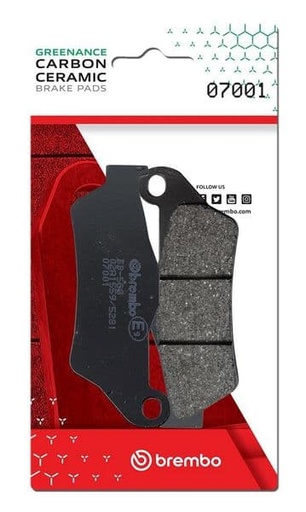 [Brembo 07001.] Pastillas de freno orgánicas Brembo 07001