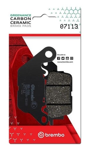 [Brembo 07113.] Pastillas de freno scooter carbono BREMBO - 07113CC