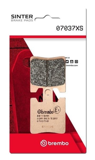 [Brembo 07037XS.] Pastillas de freno sinterizadas Brembo 07037XS