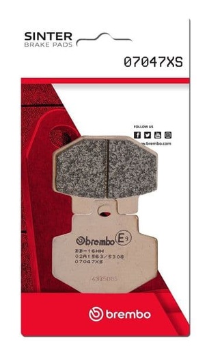[Brembo 07047XS.] Pastillas de freno sinterizadas Brembo 07047XS