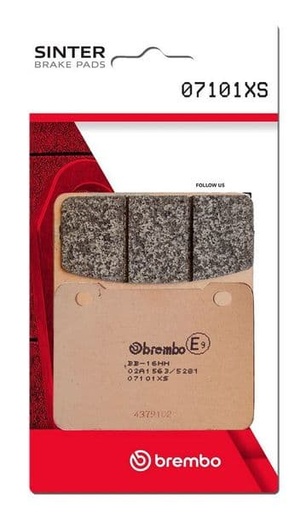 [Brembo 07101XS.] Pastillas de freno sinterizadas Brembo 07101XS