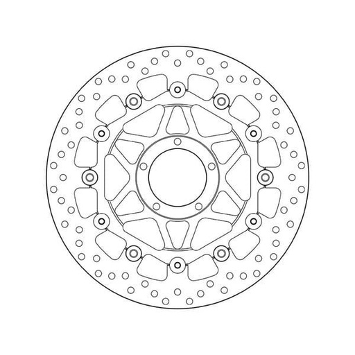 [Brembo 78B40890.] Disco de freno BREMBO Serie Oro flotante - 78B40890