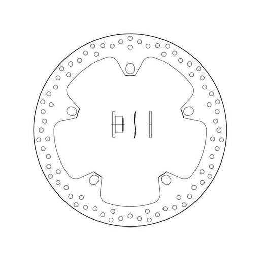 [Brembo 168B407D7.] Disco de freno BREMBO Serie Oro fijo - 168B407D7