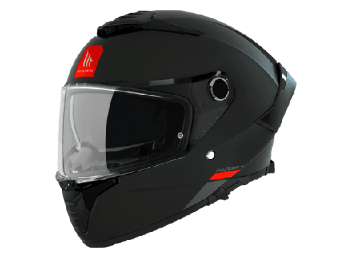 [13080000133.] Casco Mt Integral Thunder 4 Sv Solid A1 Negro Mate