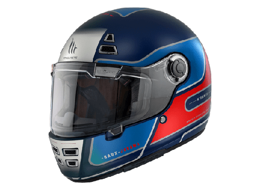 [13199313733.] Casco Mt Integral Jarama Baux D7 Mate Azul