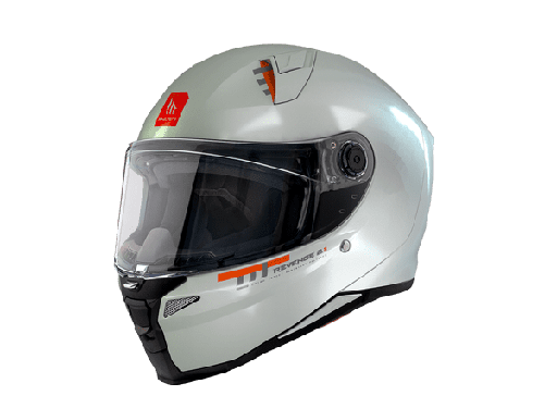 [13260000033.] Casco Mt Integral Revenge 2 S Solid A0 Blanco Brillo