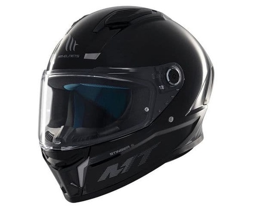 [133400001114.] Casco Mt Integral Stinger 2 Solid A11 Negro Brillo