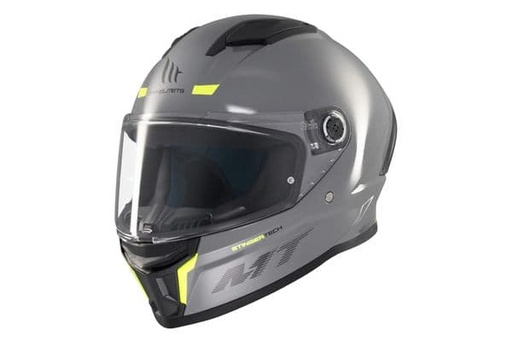 [1334000012110.] Casco Mt Integral Stinger 2 Solid A12 Gris Brillo