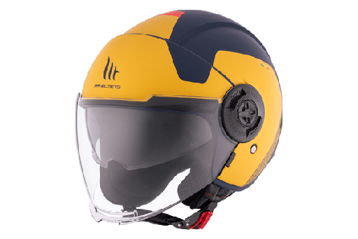 [132543133310.] Casco Mt Jet Viale Sv S Beta D3 Amarillo Mate