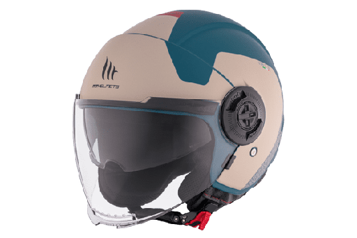 [132543147310.] Casco Mt Jet Viale Sv S Beta E7 Azul Mate