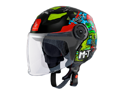 [1329A930131.] Casco Mt Jet Youth Lite Dino A1 Mate