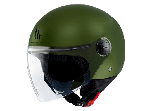 [133800006010.] Casco Mt Jet Street S Solid A6 Verde Mate