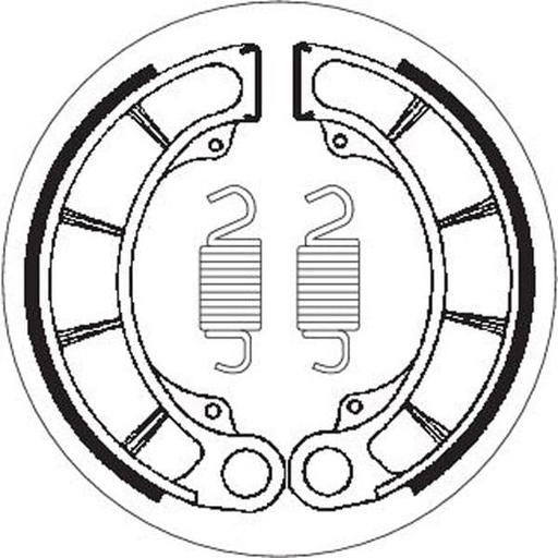 [EP2059.] Mordazas de freno traseras Honda VT 600 C Shadow