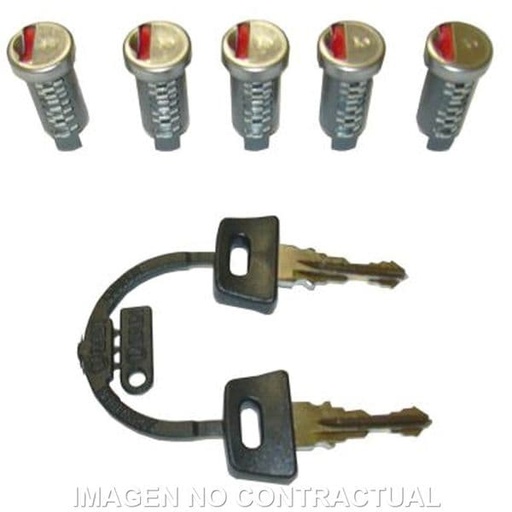 [E25080568.] Kit 5 cerraduras Vespa PKS
