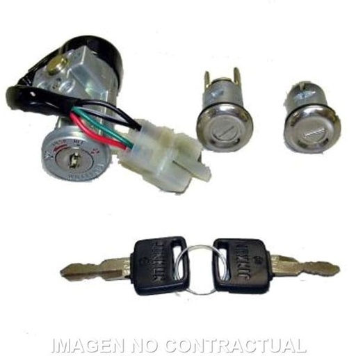 [E27127486.] Clausor, contacto, sillín y guantera Honda Vision