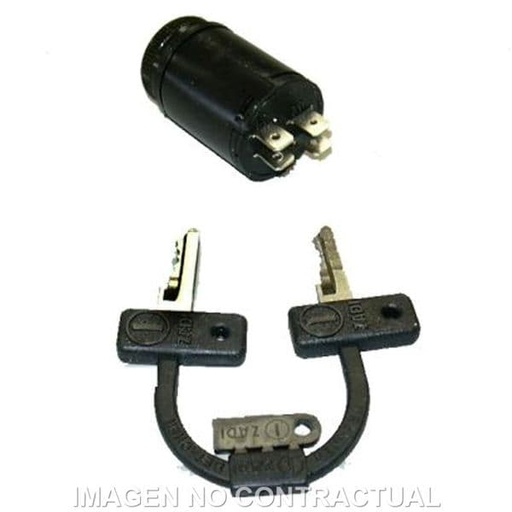 [E27127927.] Clausor Cerradura Motocicleta 4 Tomas