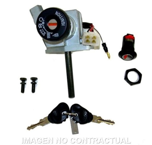 [E27500102.] Clausor, contacto y guantera Yamaha Majesty 125 DD