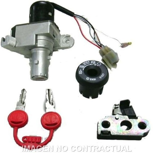[E27791500.] Clausor, contacto y sillín Yamaha Neo's 50