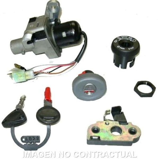 [E27791732.] Clausor, contacto, sillín y guantera Yamaha Why 50