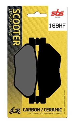 [EP169HF.] Pastillas de freno traseras Yamaha TMax 500 530 560 [P169HF]