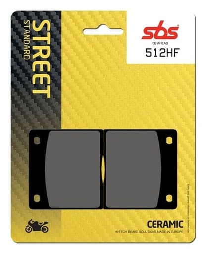 [EP512HF.] Pastillas de freno SBS compuesto cerámico Suzuki GSX 1100