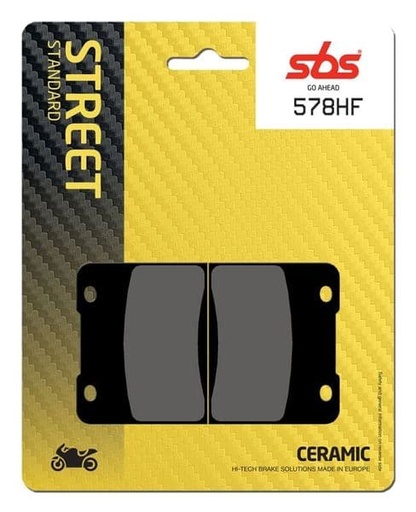 [EP578HF.] Pastillas de freno SBS compuesto cerámico Suzuki GSXR 400 F