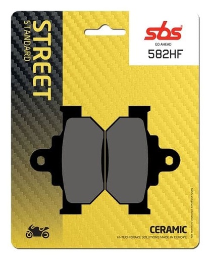 [EP582HF.] Pastillas de freno SBS compuesto cerámico Suzuki RM 125 G, DR 600