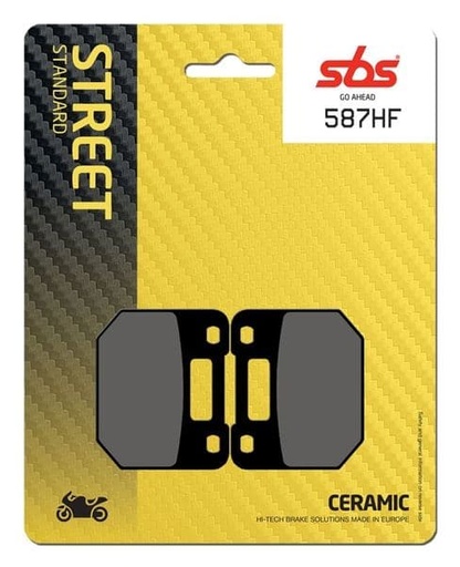 [EP587HF.] Pastillas de freno SBS compuesto cerámico Suzuki RG 125 Gamma