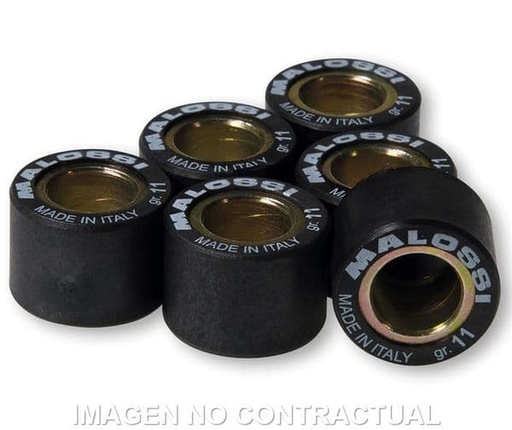 [E6611531D0.] Rodillos variador Malossi 19x13,7 mm 10 gr.