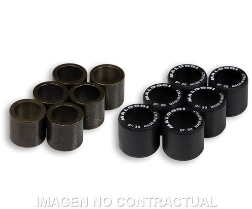 [E6612124D0.] Rodillos variador Malossi 25 x 22,2 22 gr.