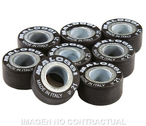 [E6611367L0.] Rodillos variador Malossi 26x12,8 21 gr.