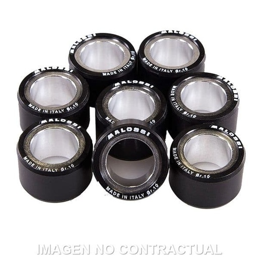 [E6615452D0.] Rodillos variador Malossi 25x15,9 15gr.