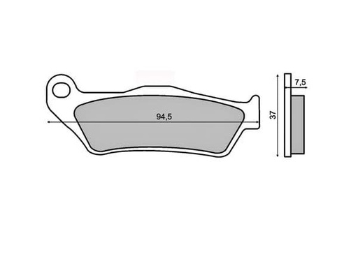 [R225100430.] Pastillas de freno Yamaha Majesty 125cc delanteras