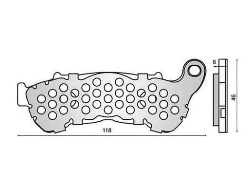[R225102550.] Pastillas de freno del. Honda Sh 300 Forza 250 Swing Sixteen Burgman