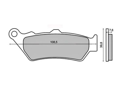 [R225101010.] Pastillas de freno Ducati Bmw Triumph