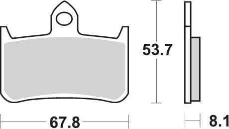[EP622RQ.] Pastillas de freno Competicion Honda Crb 900 Rr