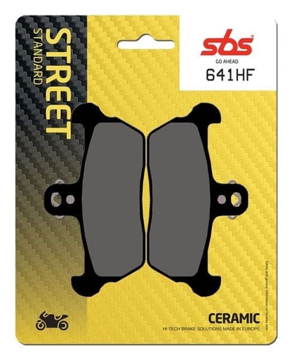 [EP641HF.] Pastillas de freno SBS compuesto cerámico Aprilia Tuareg 350/600