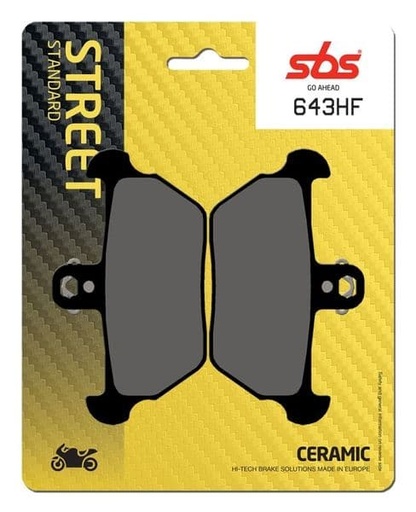 [EP644HF.] Pastillas de freno SBS compuesto cerámico BMW K100/K1100