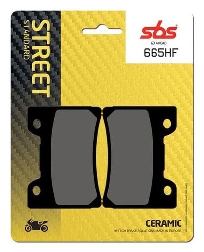 [EP665HF.] Pastillas de freno SBS compuesto cerámico Yamaha FZR 600, 1000 EXUP