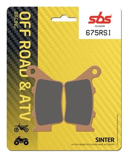 [EP675RSI.] Pastillas de freno trasera Off-Road BMW F 650