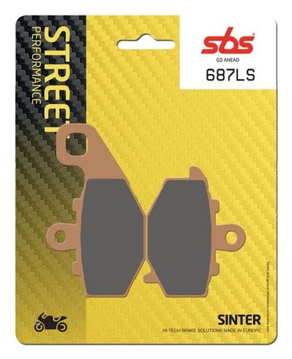 [EP687LS.] Pastillas de freno traseras Street Excel ZZR 600