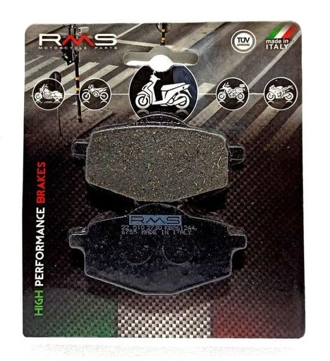 [R225102730.] Pastillas de freno Yamaha DT 125, Cygnus, Fly one delanteras