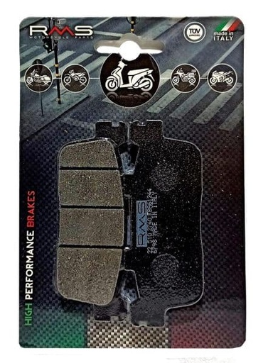[281753A-R225102740.] Pastillas de freno traseras Kymco People Gti, K-Xct / Yamaha Xmax 400