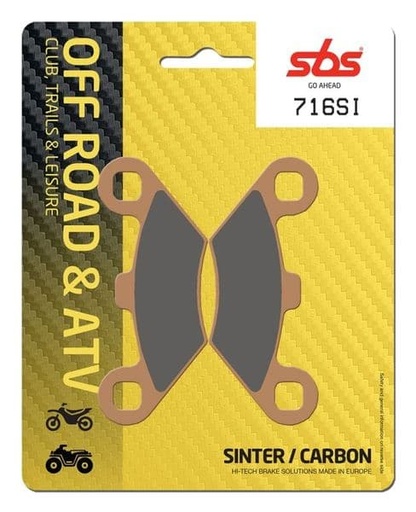 [EP716SI.] Pastillas de freno delantera Polaris 300 2x4