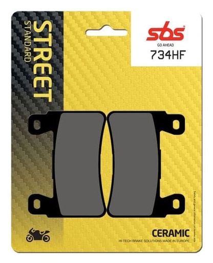 [EP734HF.] Pastillas de freno SBS compuesto cerámico Honda CBR 900 RR